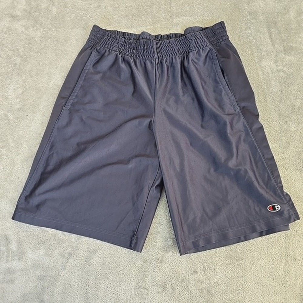 Champion Shorts Mens Medium Blue‎ Basketball Workout Gym Activewear Casual